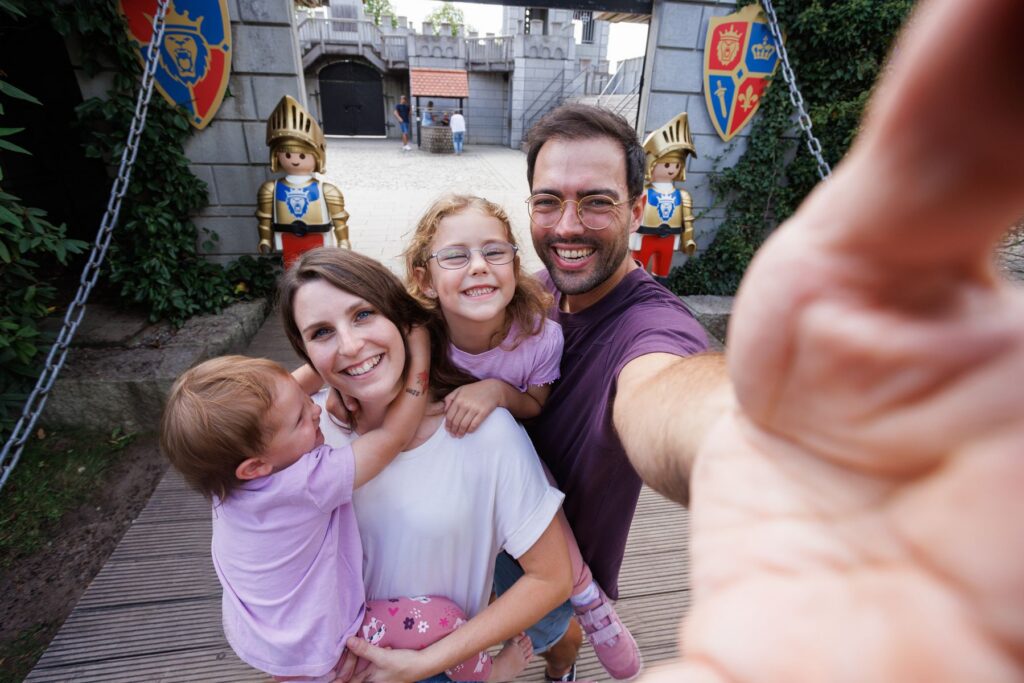 Playmobil-FunPark: Familien Foto-Shooting