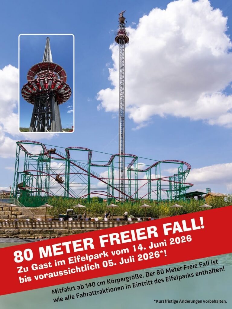 Eifelpark: Free Fall Tower