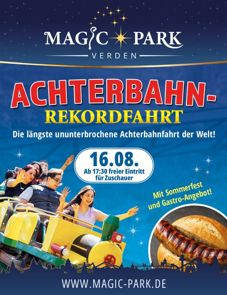 Magic Park Verden: Achterbahn Weltrekord