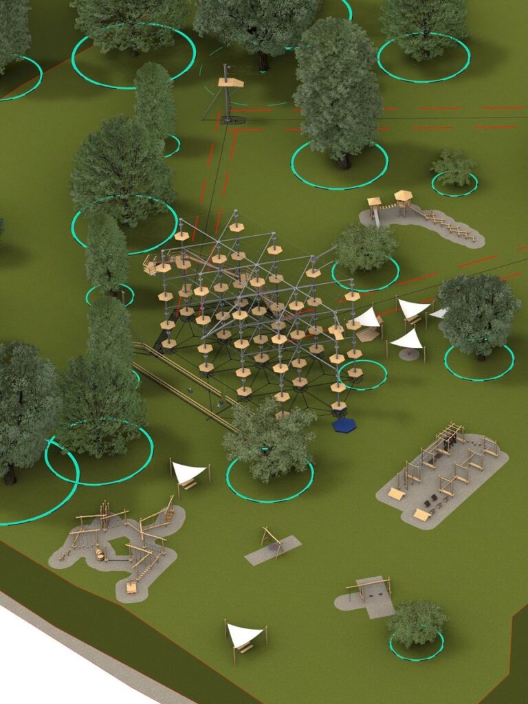 Solimare Moers: Hochseilgarten