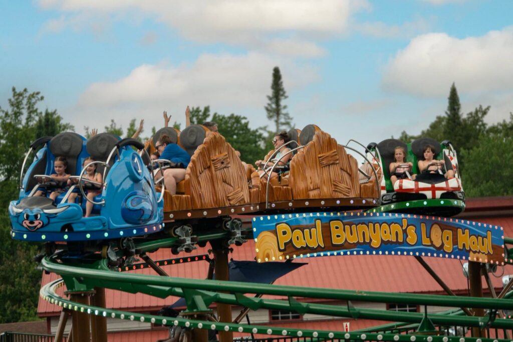 Enchanted Forest Water Safari: Paul Bunyan’s Log Haul