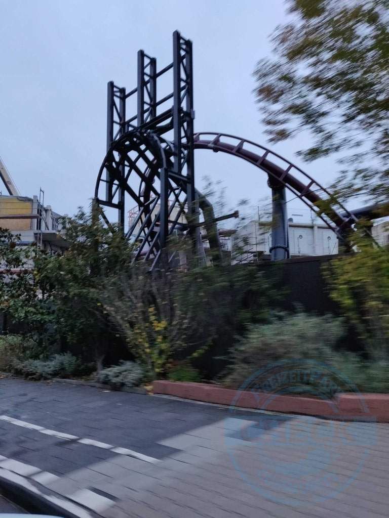 Rookburgh-Baustelle mit dem Hotel Charles Lindbergh im Herbst 2019 (16.10.2019)