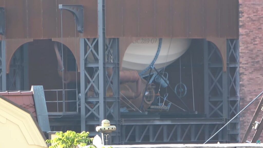 Neue Fassadendetails, vom Hotel Matamba aus gesehen – Hotel Charles Lindbergh und Rookburgh im August 2020 (01.08.2020)
