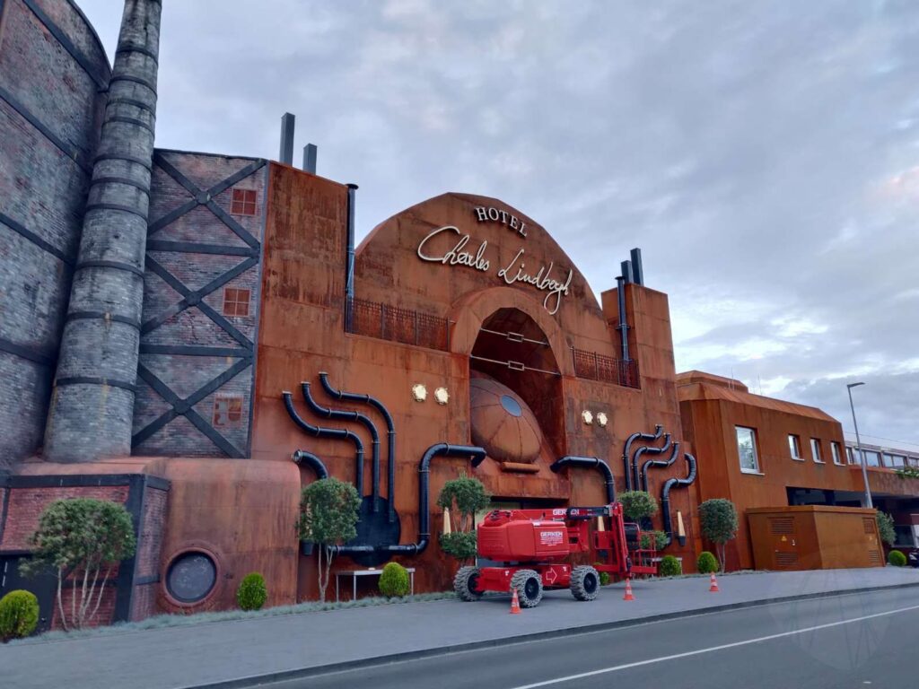Hotel Charles Lindbergh und Rookburgh im August 2020 (25.08.2020)