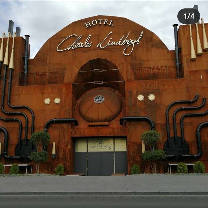 Hotel Charles Lindbergh und Rookburgh im August 2020 (25.08.2020)