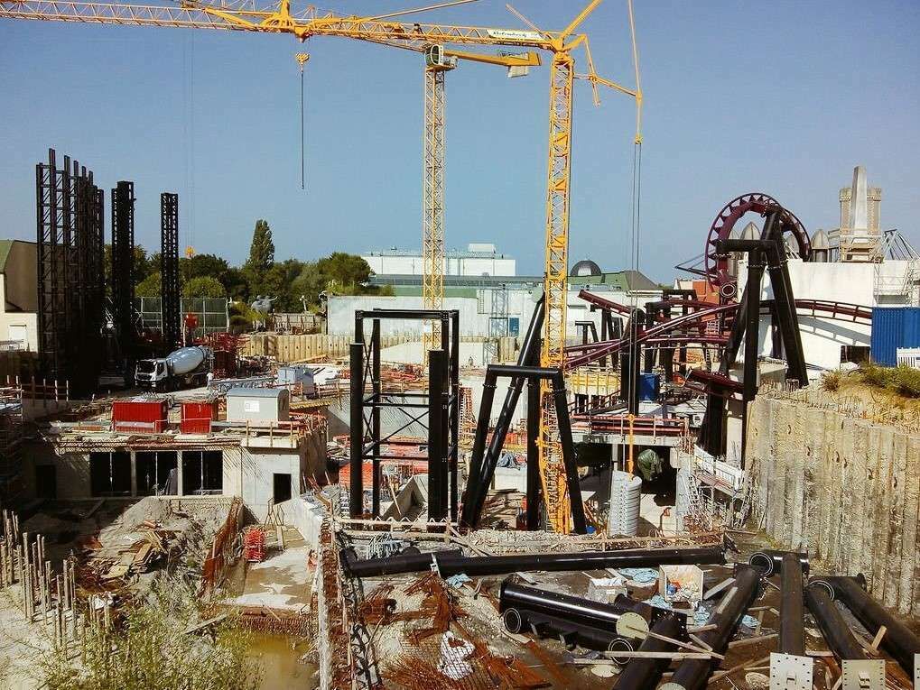Rookburgh-Baustelle im zweiten Halbjahr 2018 (02.07.2018)