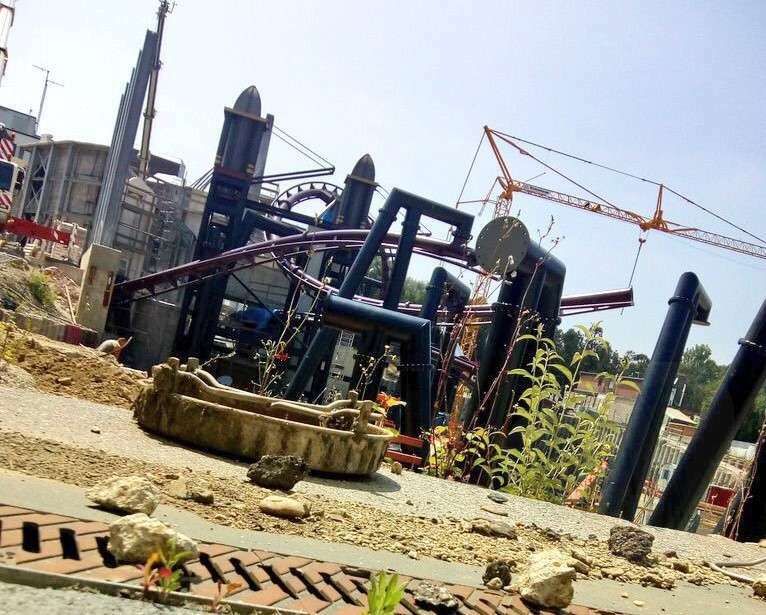 Rookburgh-Baustelle im zweiten Halbjahr 2018 (02.07.2018)