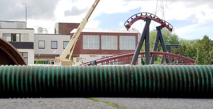 Baustelle von Rookburgh und F.L.Y. im Sommer 2017 (09.08.2017)
