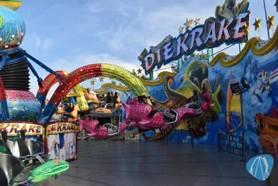Foto aus Essen - Kirmes am Stadion an der Hafenstraße von Bjoeschi