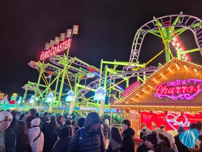 Foto aus London (GB) - Winter Wonderland Hyde Park von Chuckschnorres