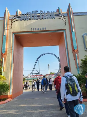 Foto aus Movie Park Germany von Haralds Vater sein Bruder