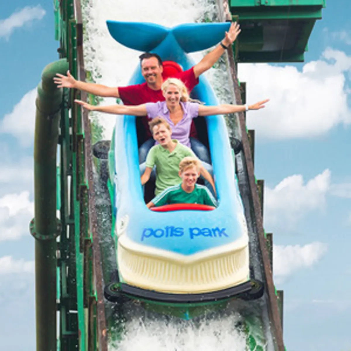 Wildwasserbahn Pottwal