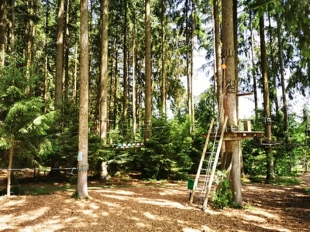 Kletterpark mit Flying Fox