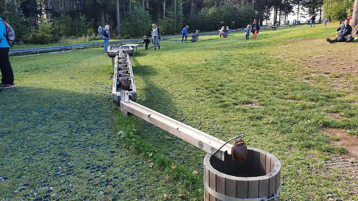 Holzkugelbahn