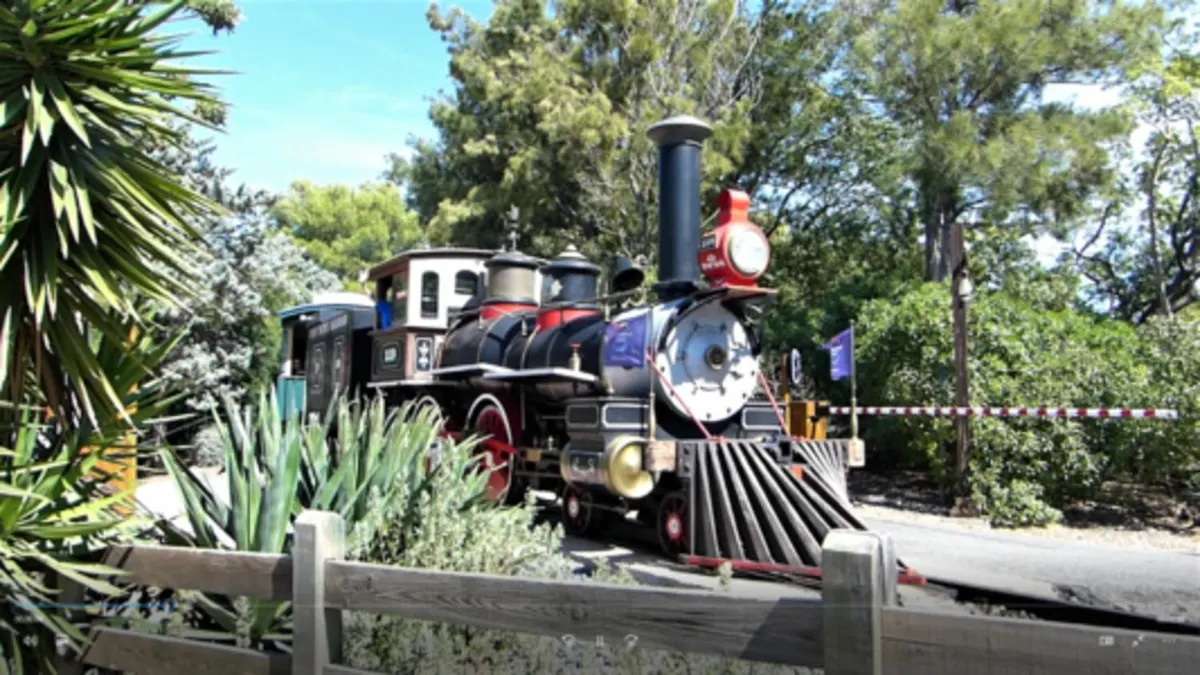 La locomotora de PortAventura