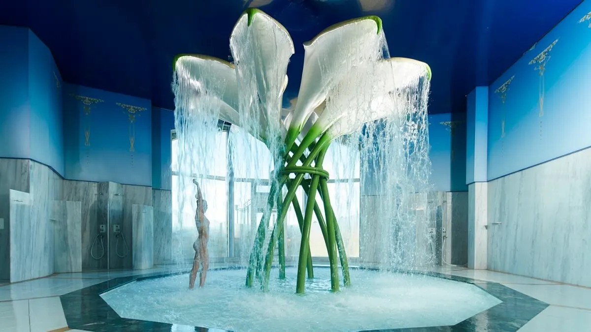 Callablüten-Dusche