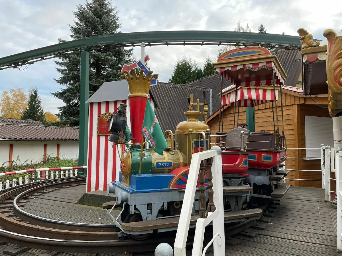 Dampfeisenbahn auf dem Historischen Jahrmarkt