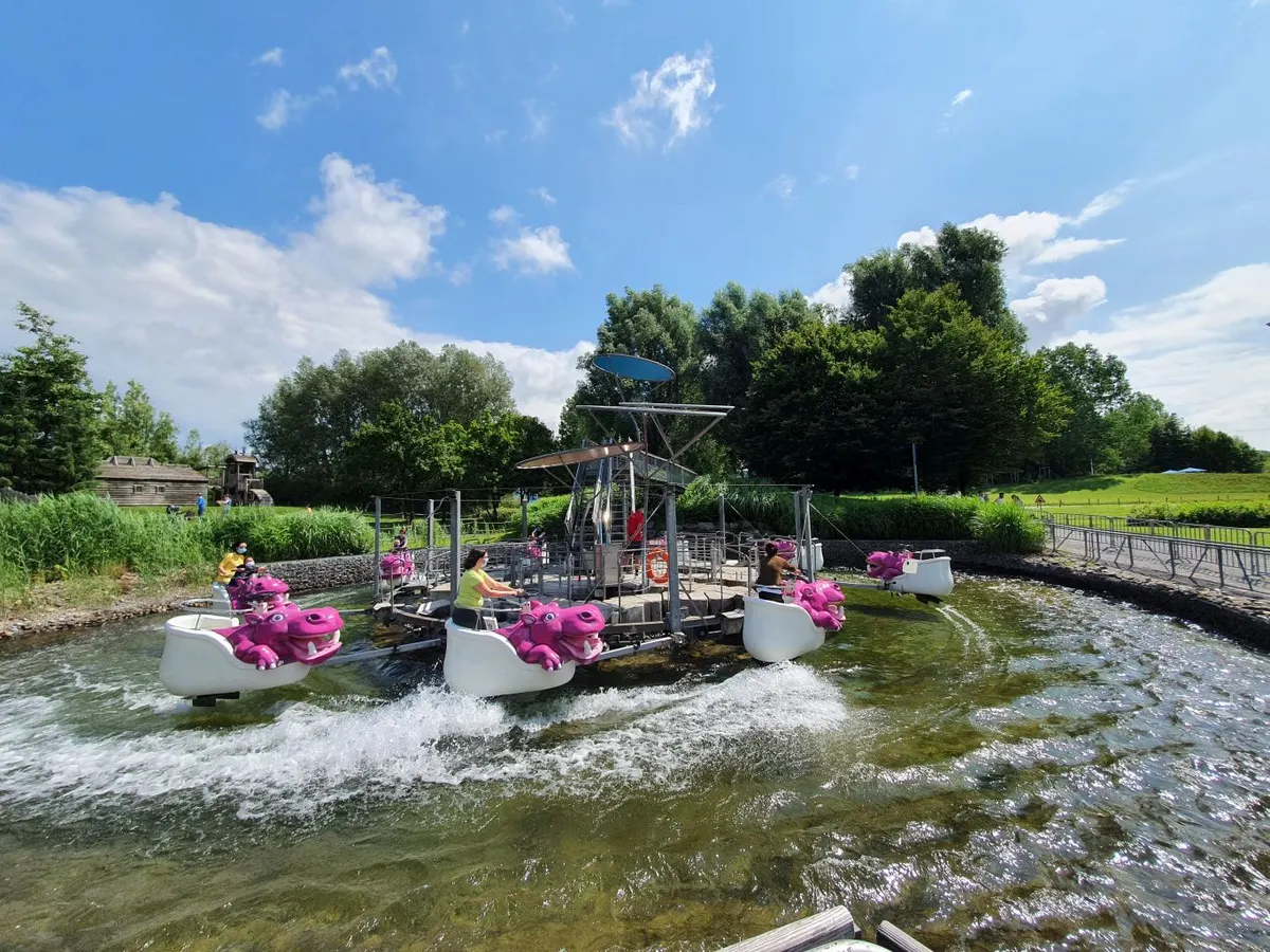 Das Nilpferd in der Wasserbahn