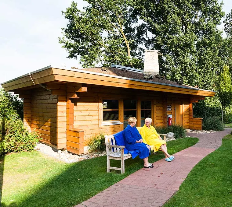 Blockbohlensauna