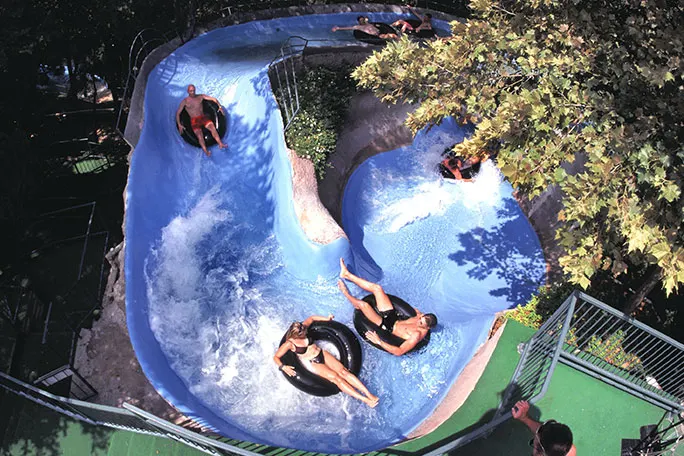 White Water Tube Chute