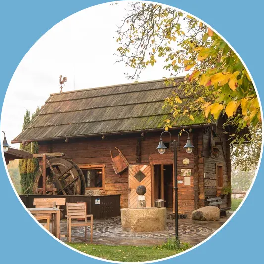 Mühlenradsauna 80°C