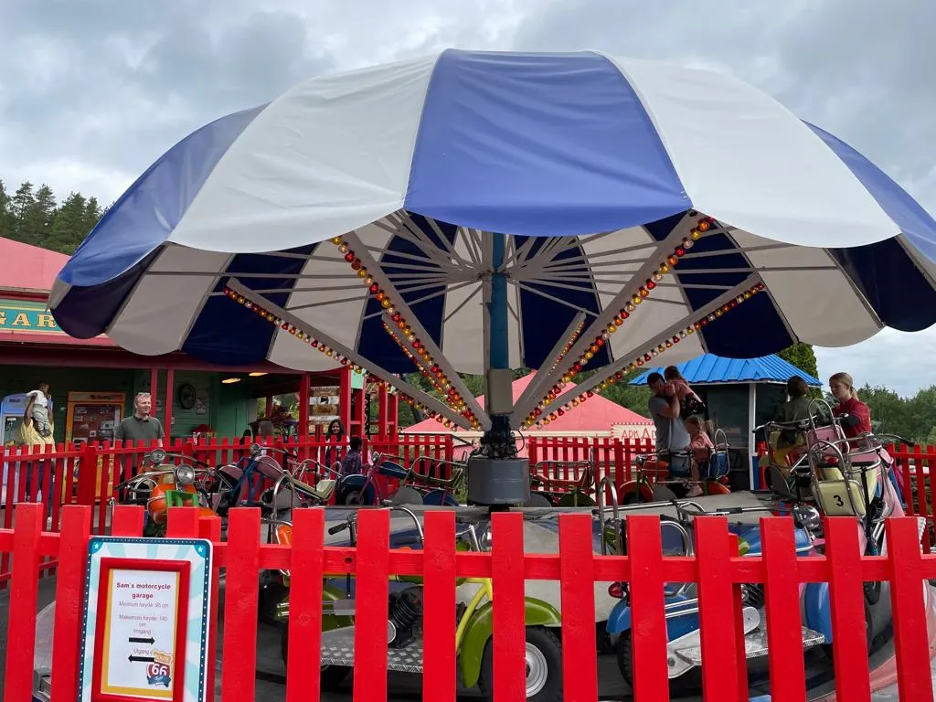 Sam's motorcycle garage