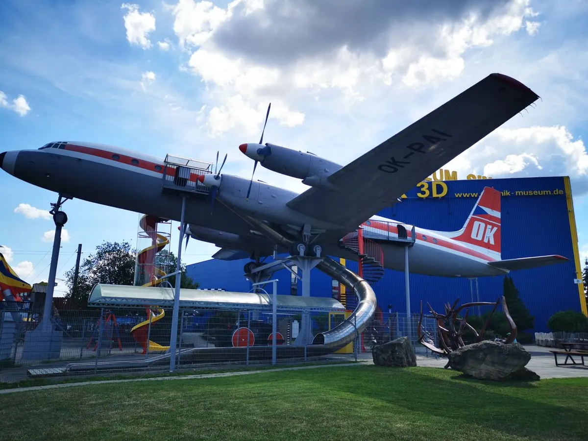Flugzeugrutsche