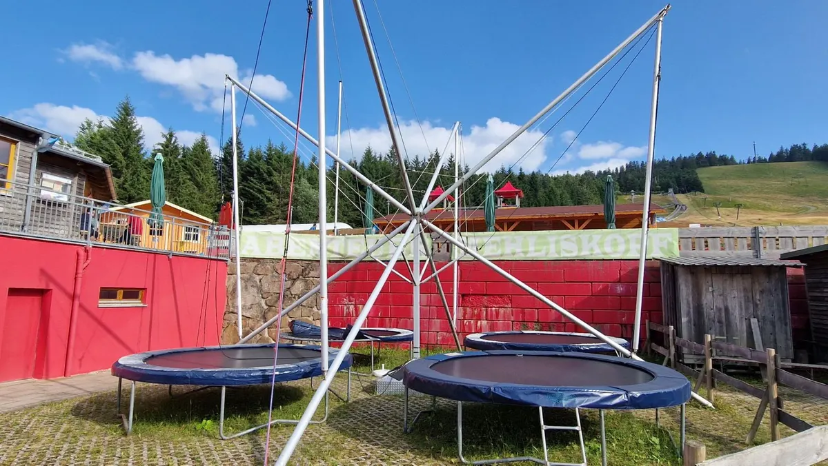 4er-Bungee Trampolinanlage