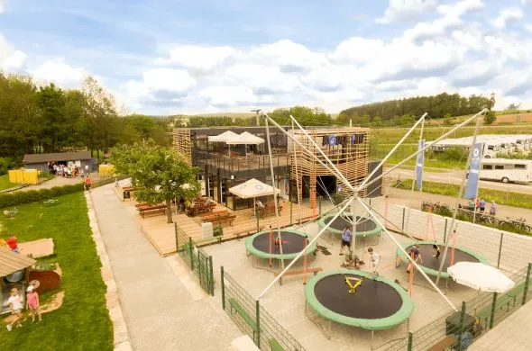4er-Bungee Trampolinanlage