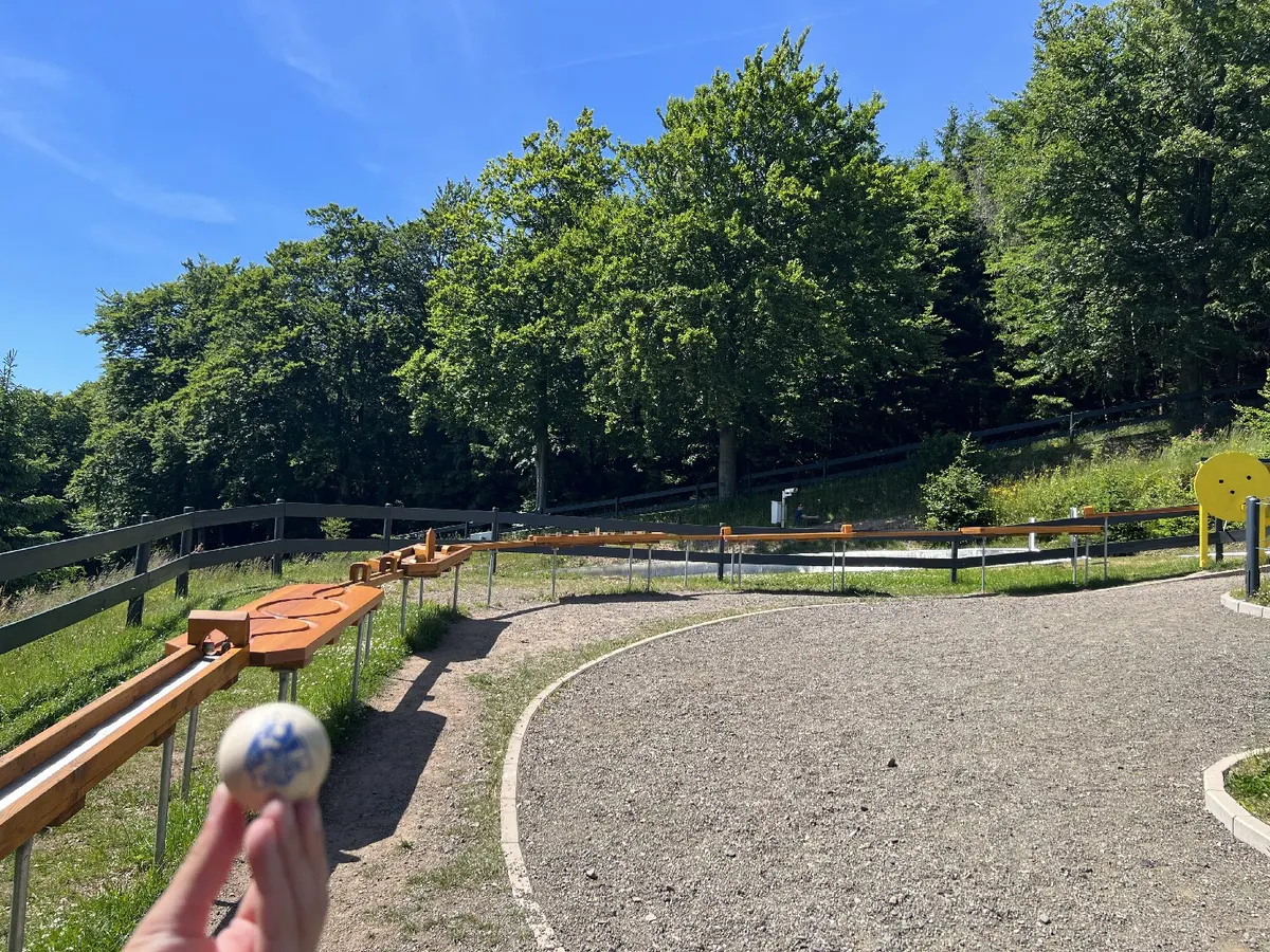 Holzkugelbahn
