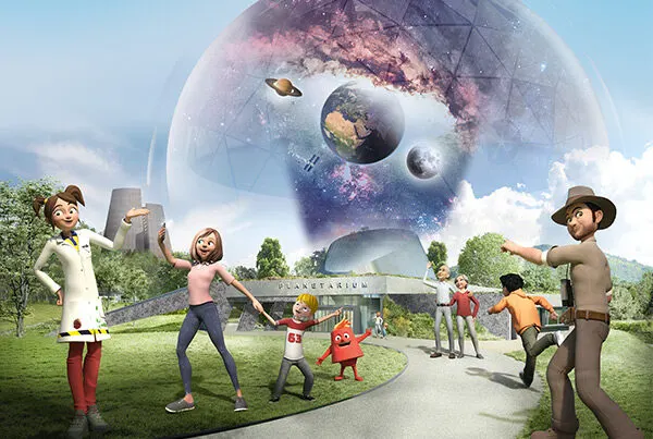 The planetarium dome
