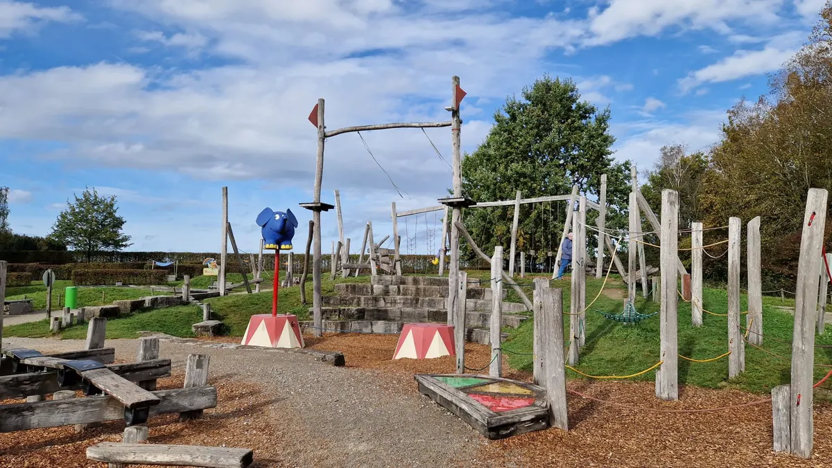 Balance- und Kletterparcours