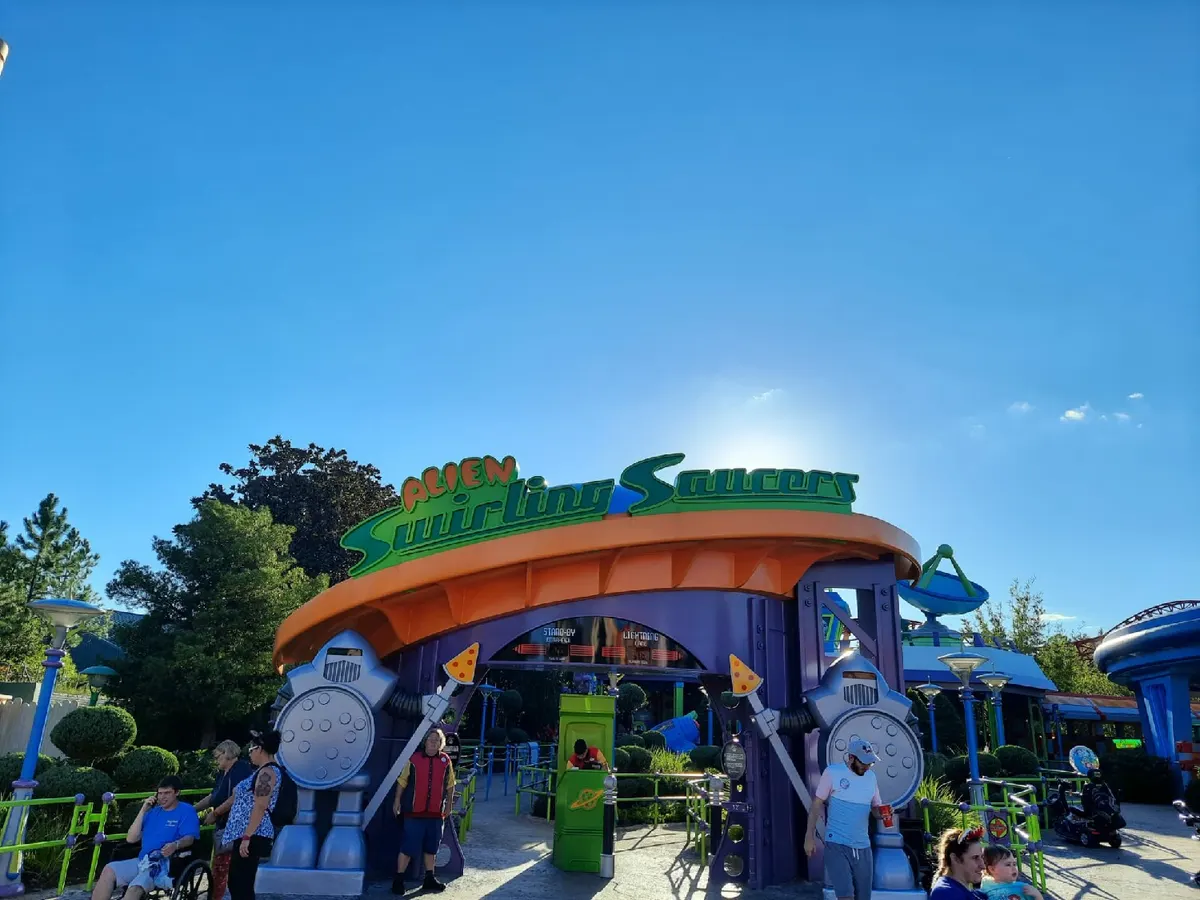 Alien Swirling Saucers