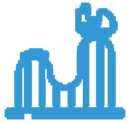 Kirmes Achterbahnen Sammlung