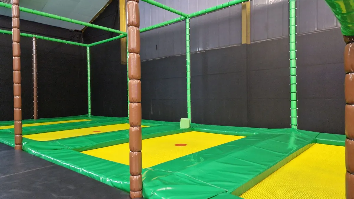 7-Feld Trampolinanlage
