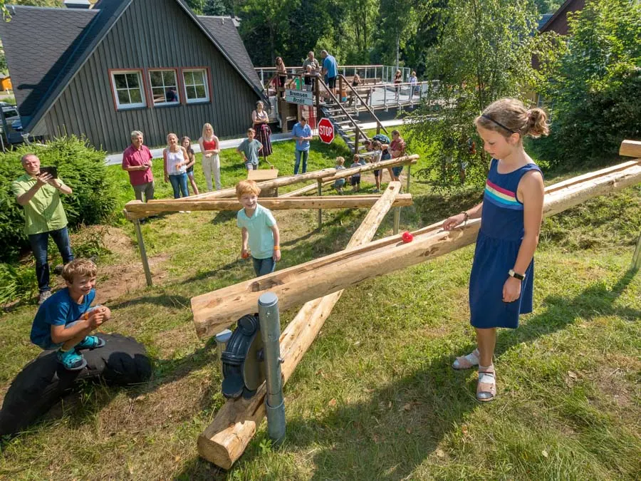 Holzkugelbahn