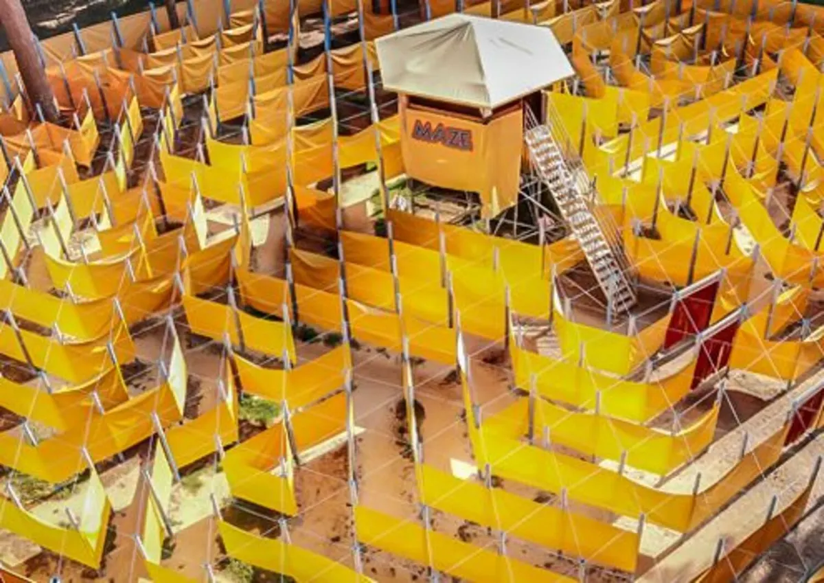 Riesenlabyrinth Magic Maze
