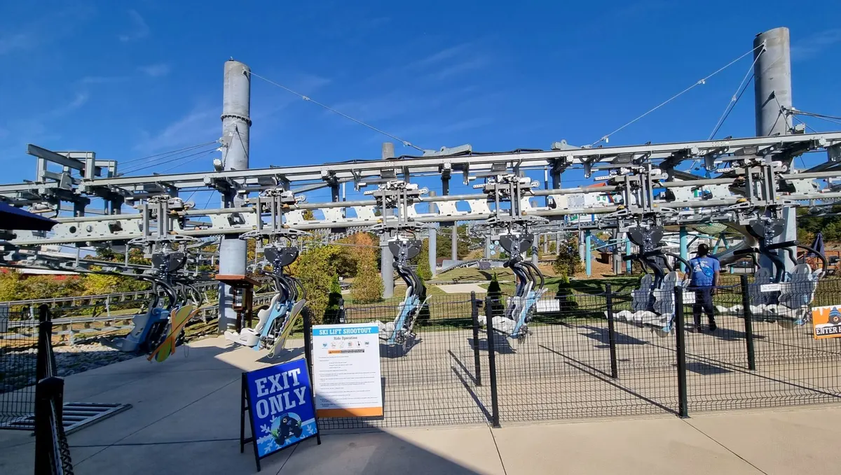 Ski Lift Shootout Coaster