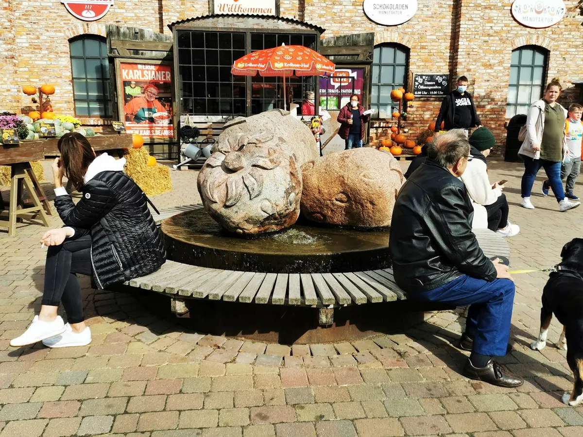 Erdbeer-Brunnen