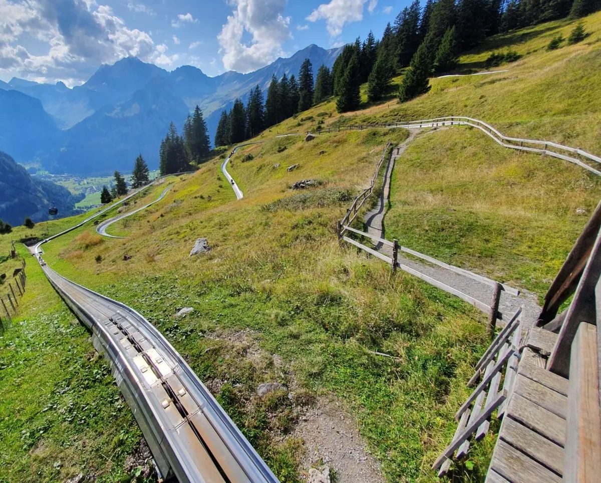 Rodelbahn am Oeschinensee
