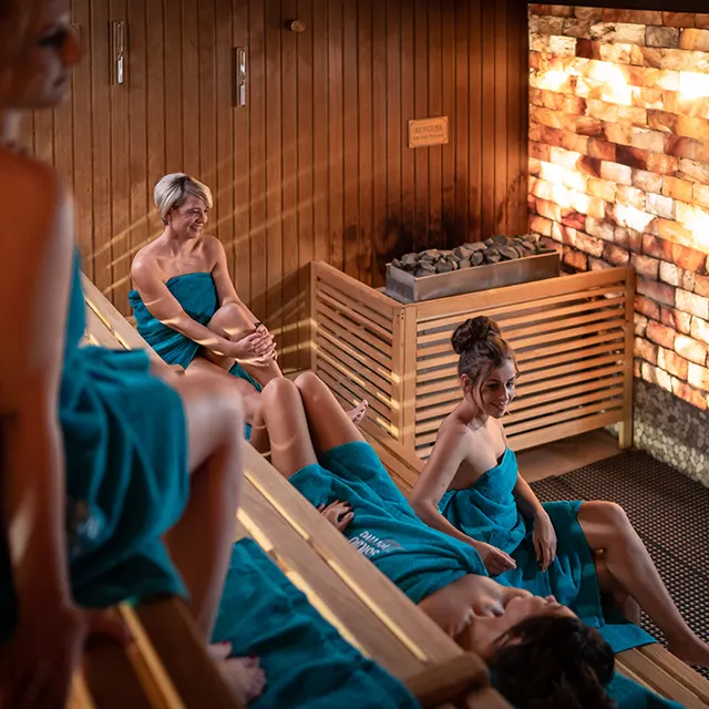 Salzkristall-Sauna