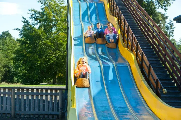 Giant astro glide slide
