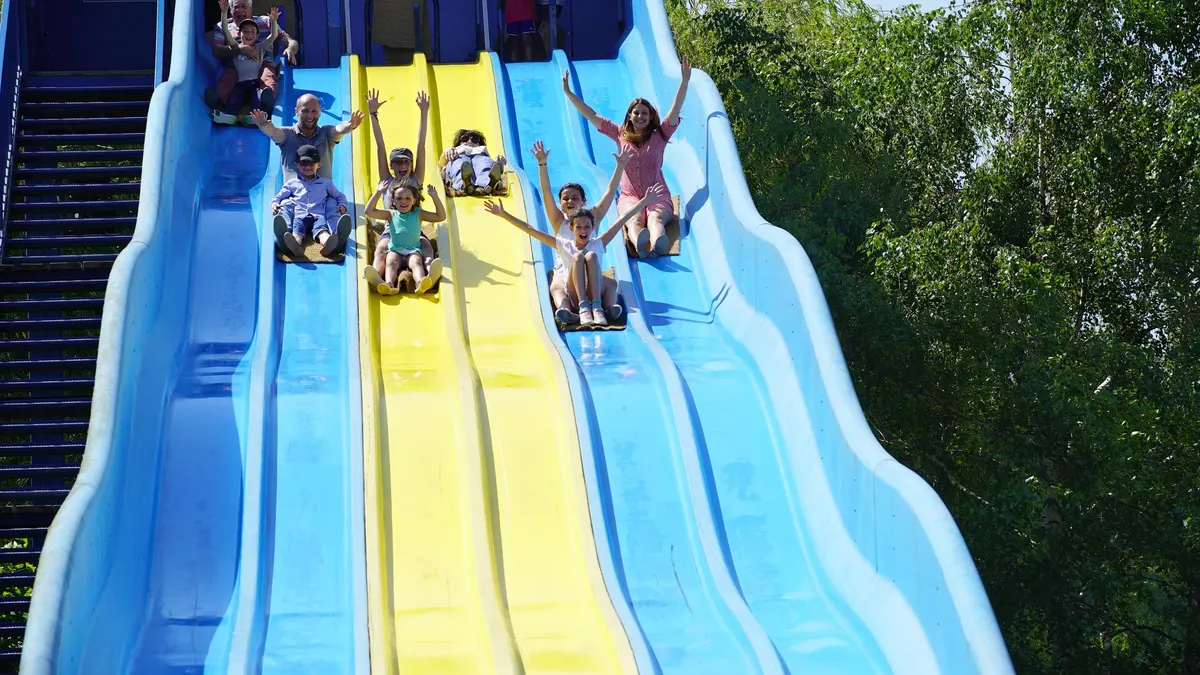 Toboggan de course