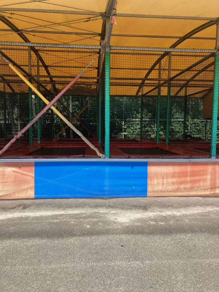 Trampolin-Springen