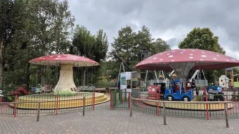 Pilz- und Kettenkarussell