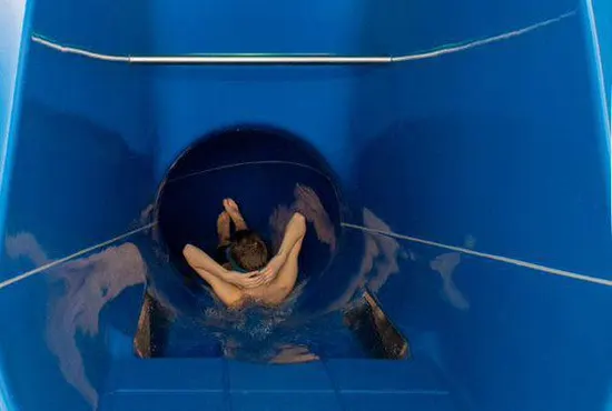 Blauwe twister