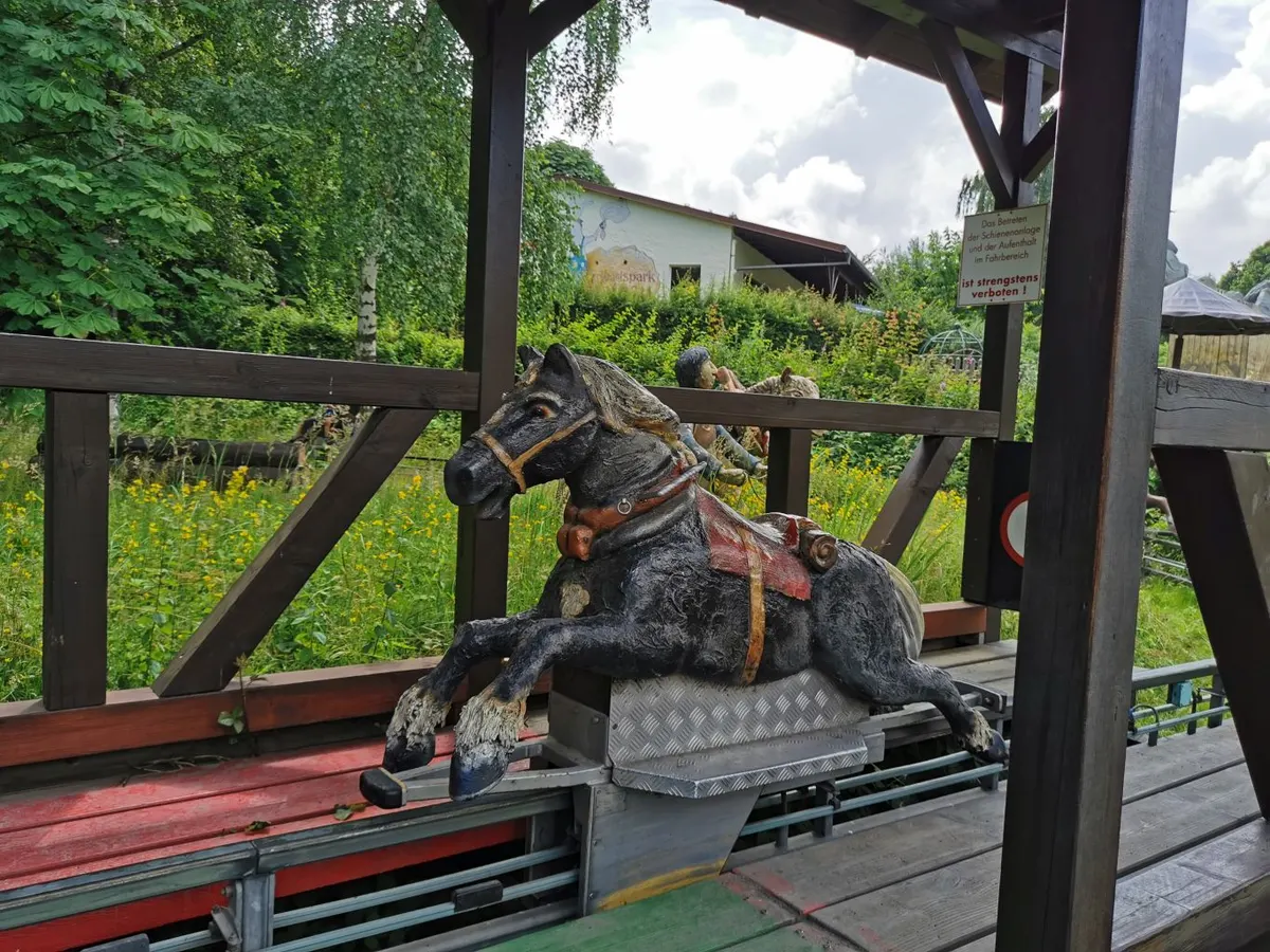 elektrische Pferdchenreitbahn