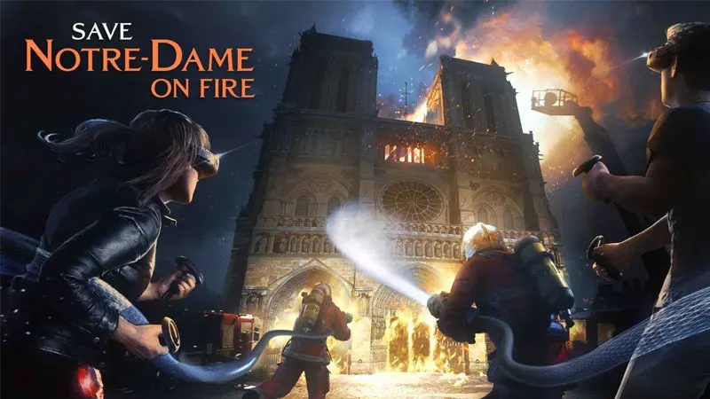 Save Notre-Dame on Fire - Wasser marsch!