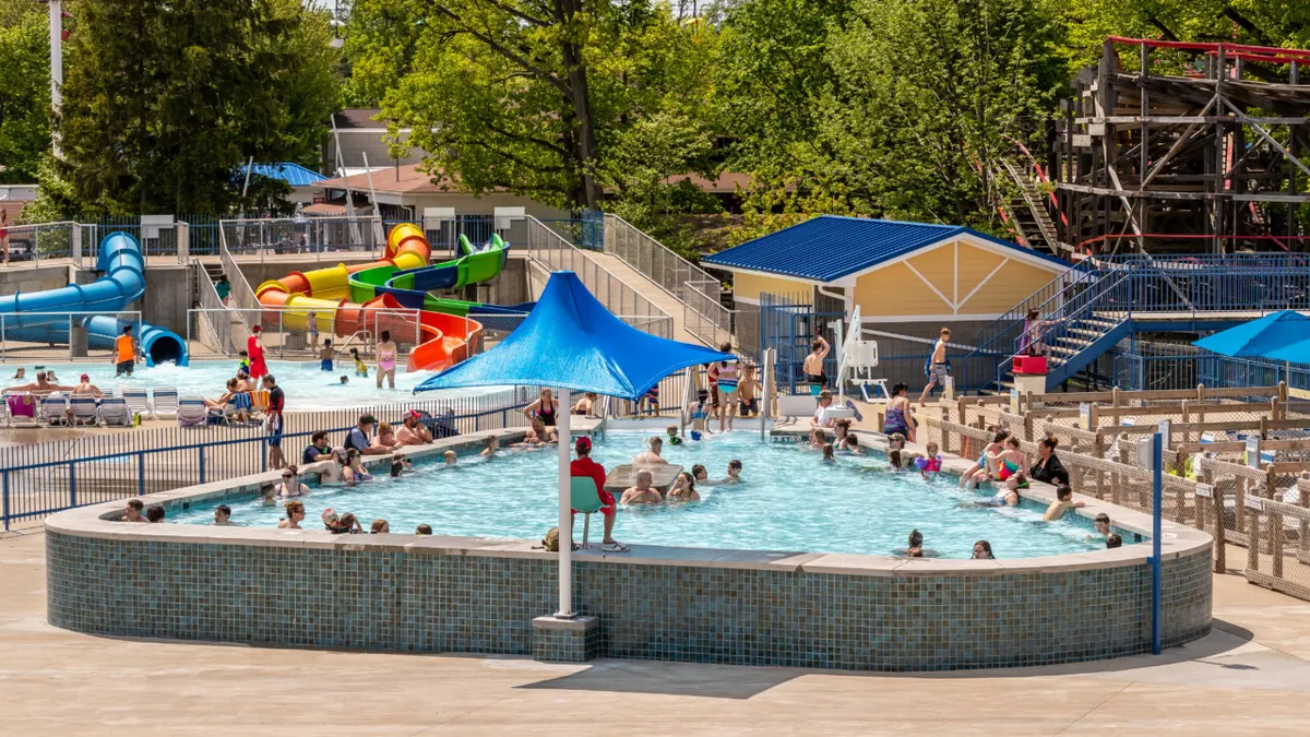 Giant Heated Relaxing Pool
