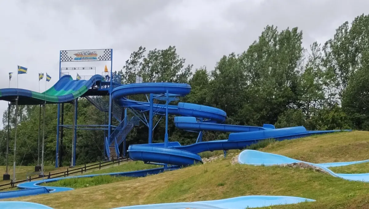 170 m Vattenrutsch